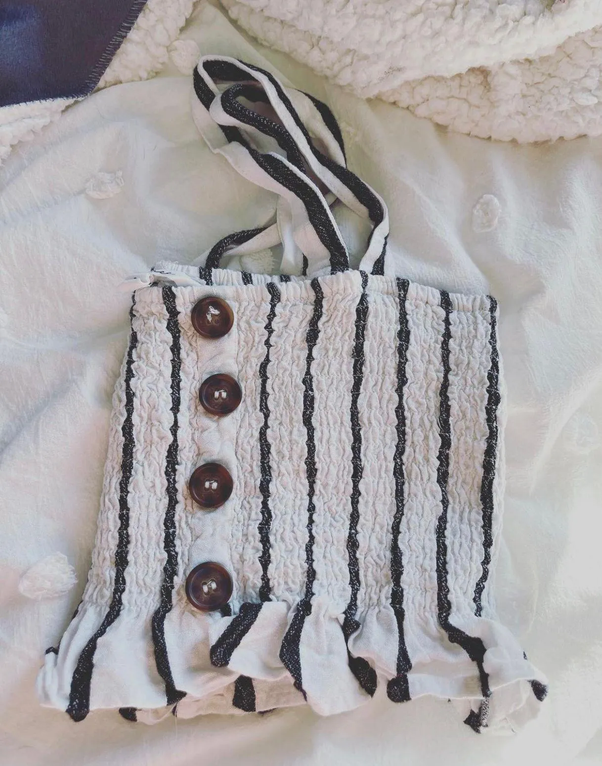 Crop Top Shirt White - Image 2