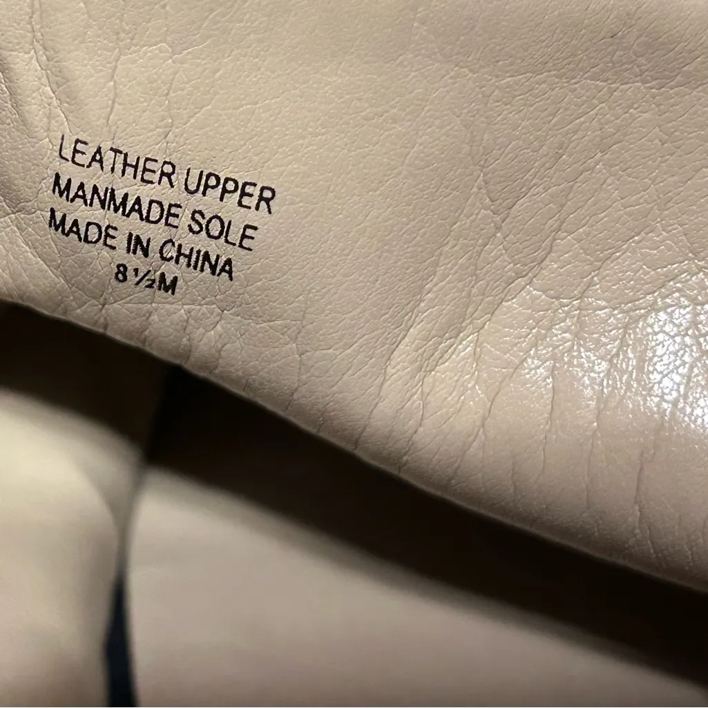 Anne Taylor black suede pointy toe slide flat mules shoes women size 8 1/2 M - Image 8