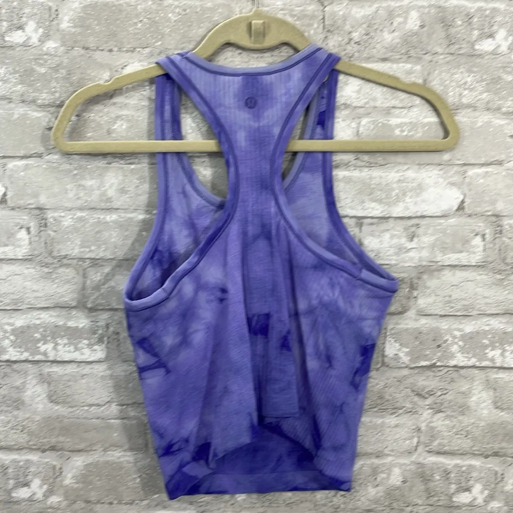 Lululemon Ebb to Street Cropped Racerback Tank Top
Marble Dye Charged Indigo - Image 3