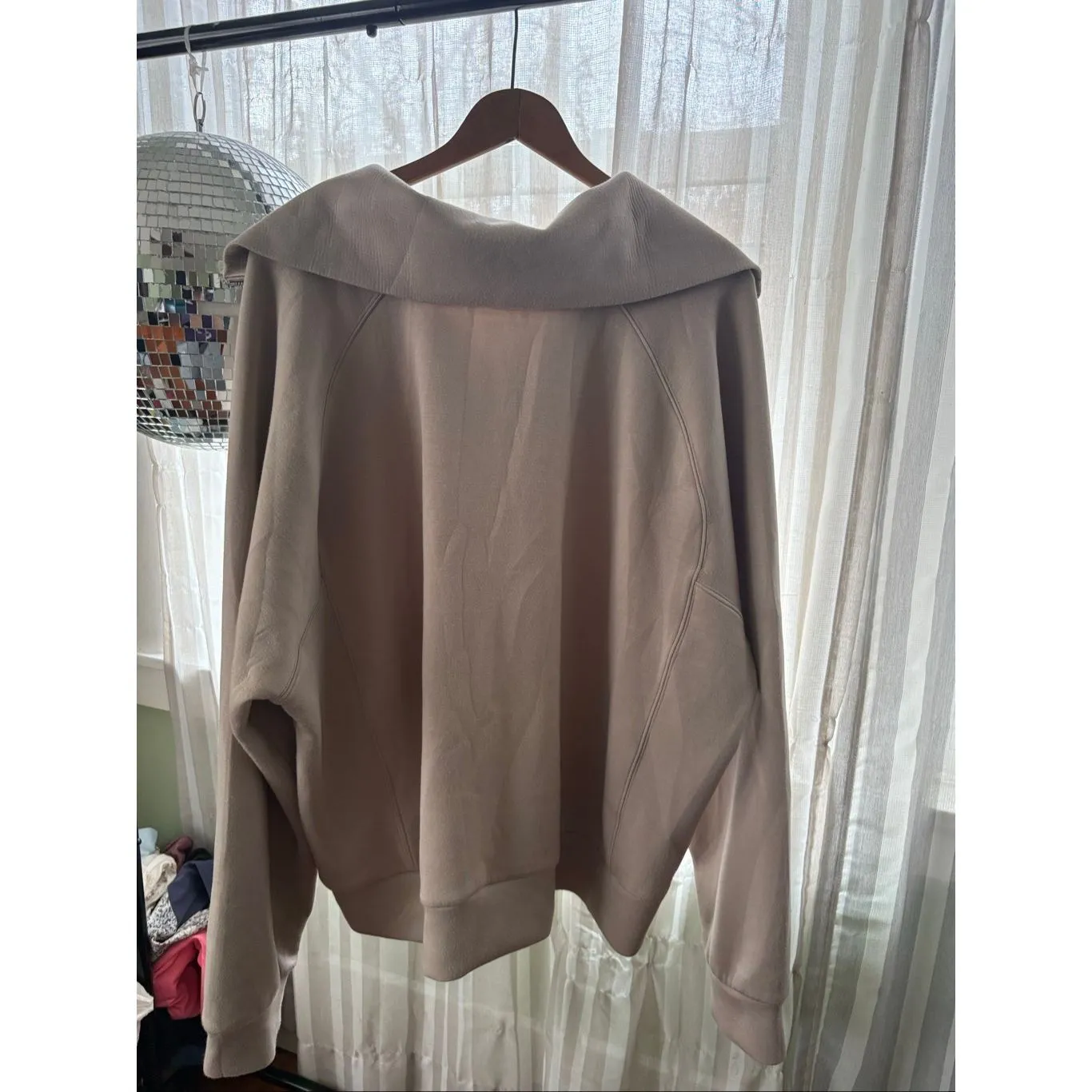 Spanx AirEssentials French Gray Half Zip - Image 9