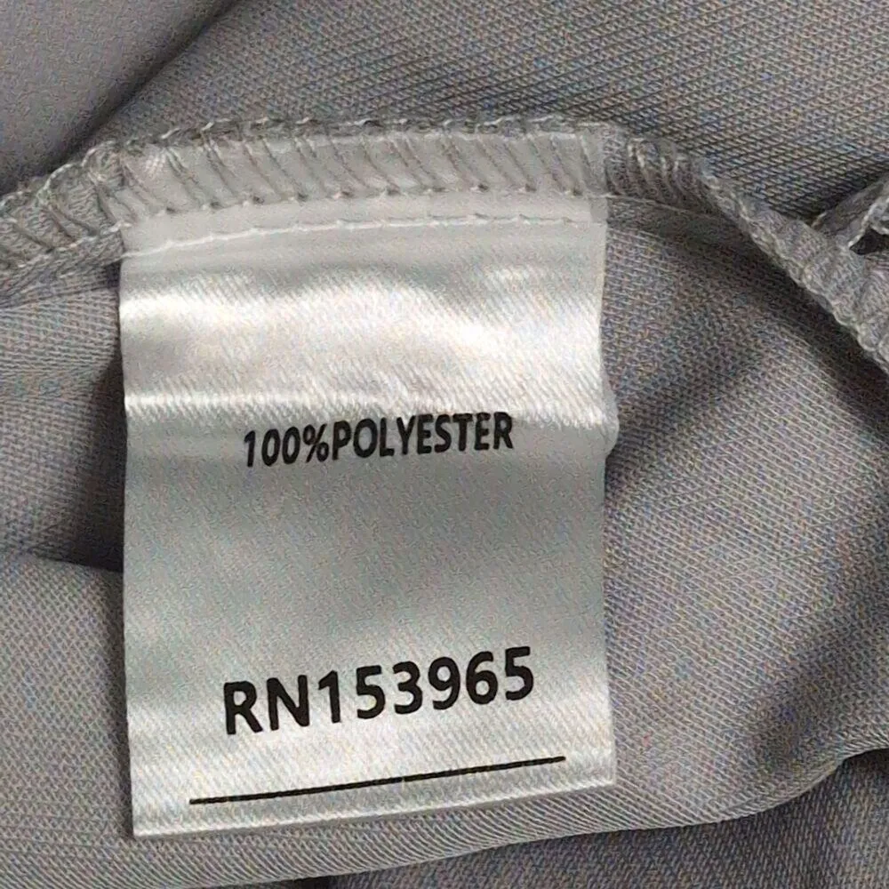 NWT AREA STARS Grey Liz Pant Dress Pants Belt Loops Polyester Large Gray - Image 9