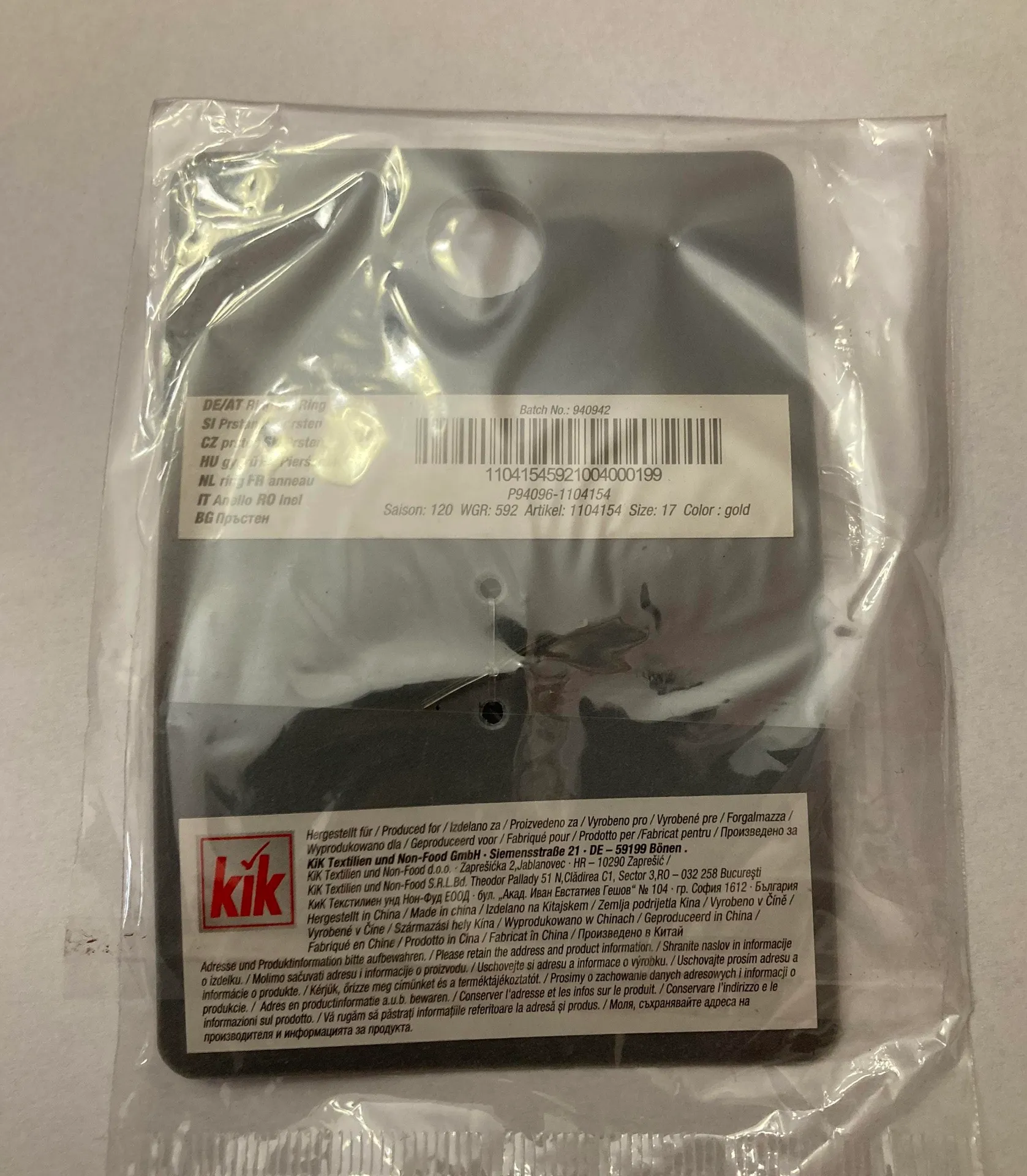 Kik woman ring size 8 Gold - Image 2