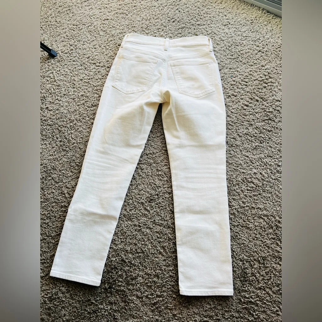 Madewell Women's White Skinny Jeans - Image 5