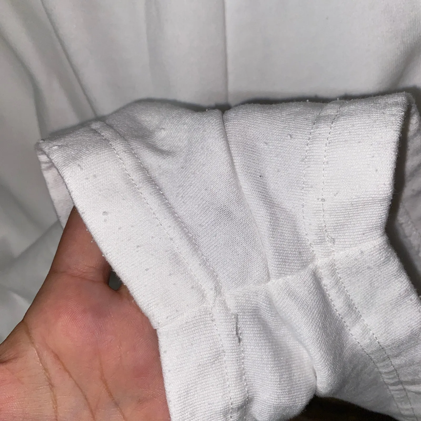 Nasty Gal White Cotton Athletic Activewear Fleece Sweat Shorts Women's Size XL - Image 4