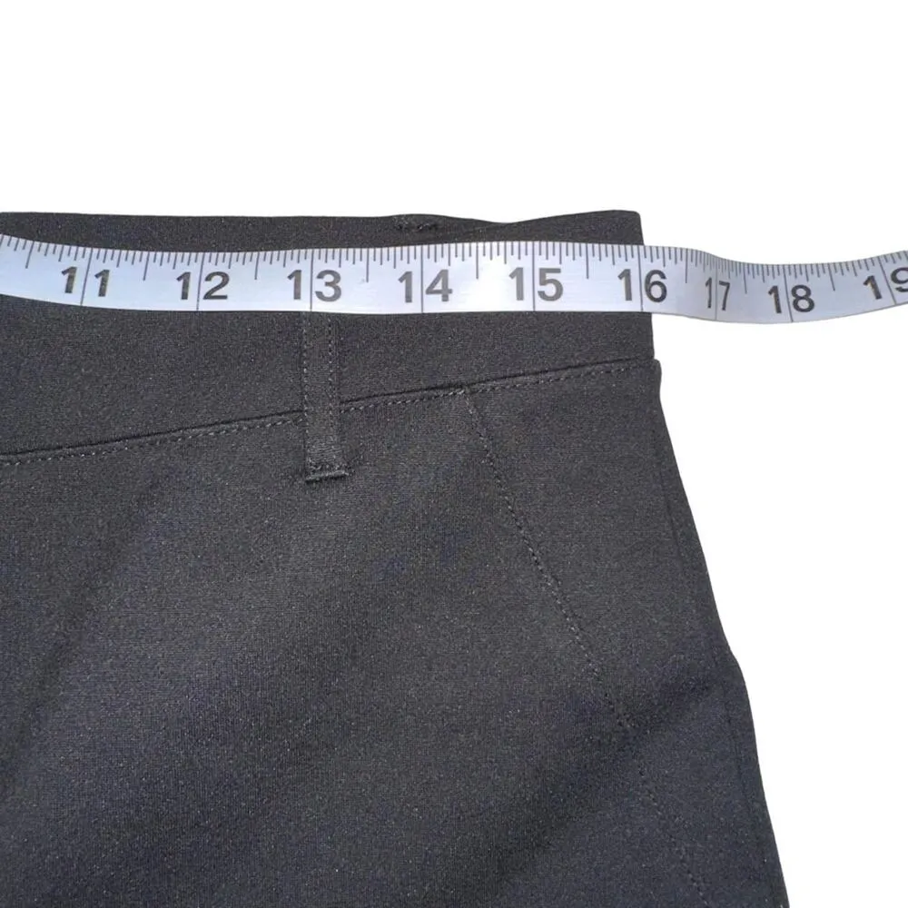 NWT Quince Ultra Straight Ponte Straight Leg Black Pull On Pants LARGE PETITE - Image 6