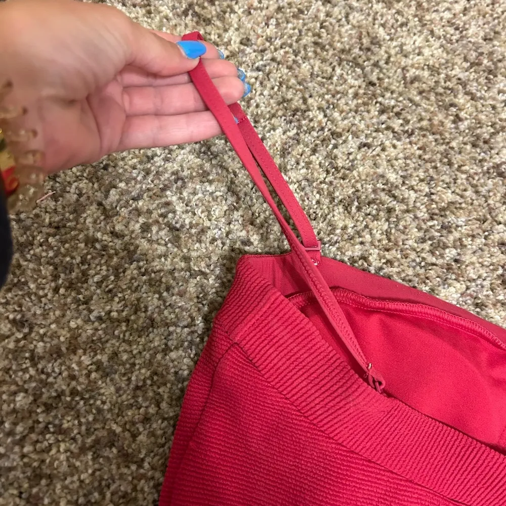 Roxy Red One Piece Swimsuit - Image 4