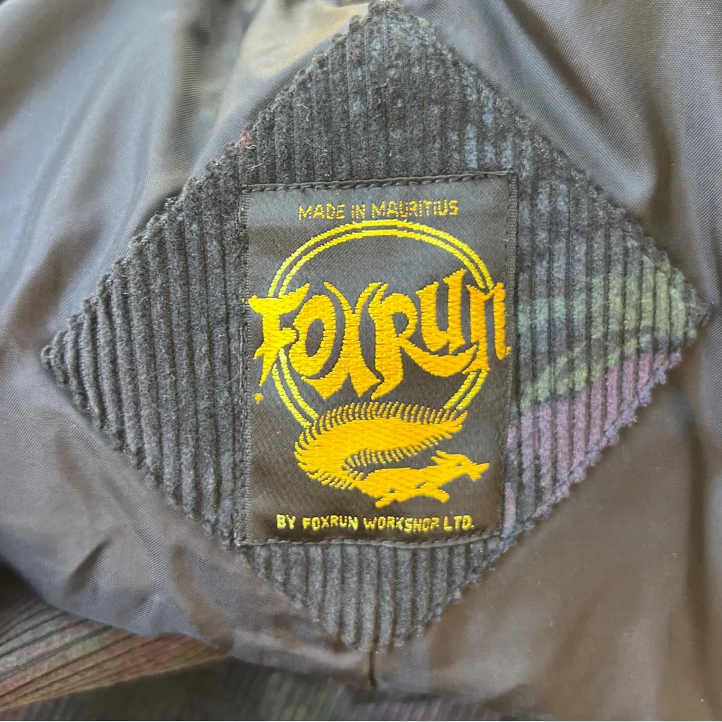 Fox Run Floral Corduroy Boyfriend Blazer in Blue with Pockets Women’s Sz 11/12 - Image 3