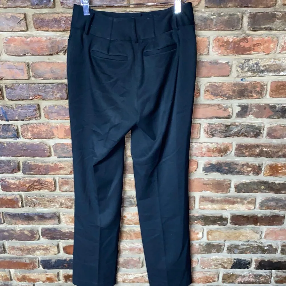 Rafaella Black Flat Front Wide Leg Dress Pants Trousers Women's Size 4 - Image 4