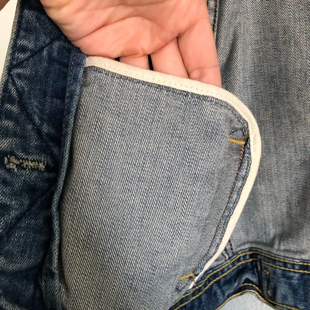 Abercrombie & Fitch Denim Jacket. Size Small. - Image 5