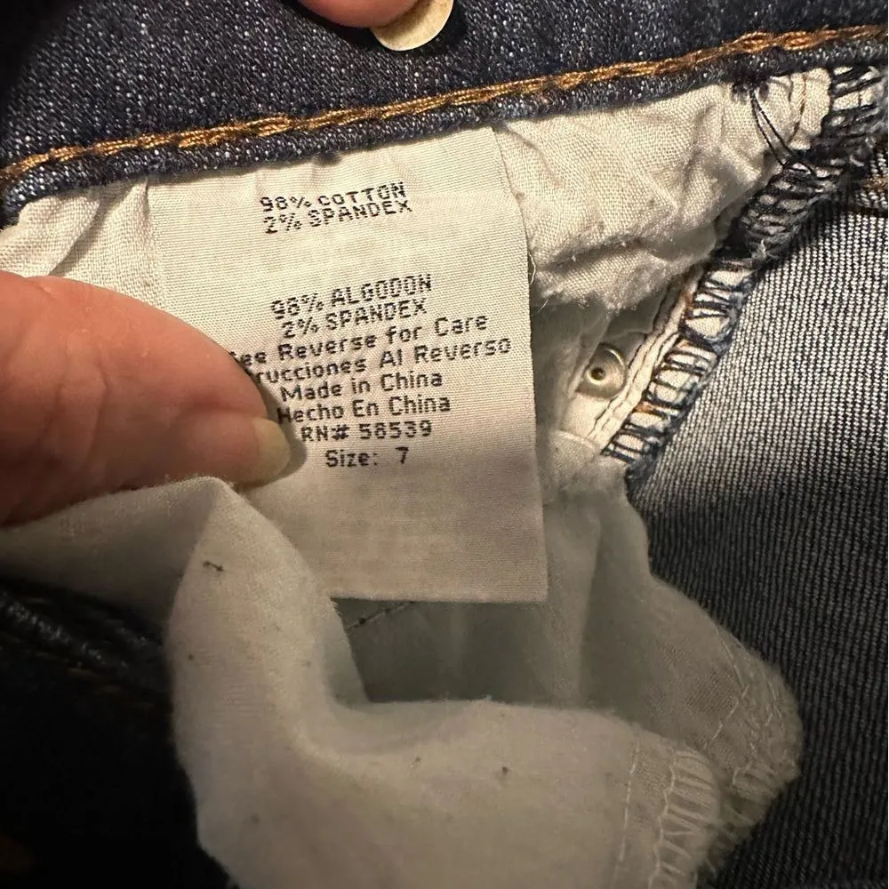 STS Blue Cuffed Cropped Blue Denim Jeans -‎ Size 7 - Image 7