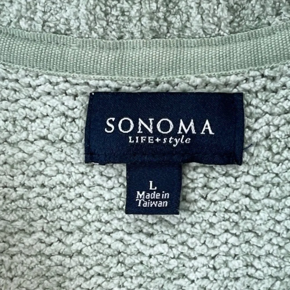 Sonoma Large Green Pullover Sweater B148 - Image 5