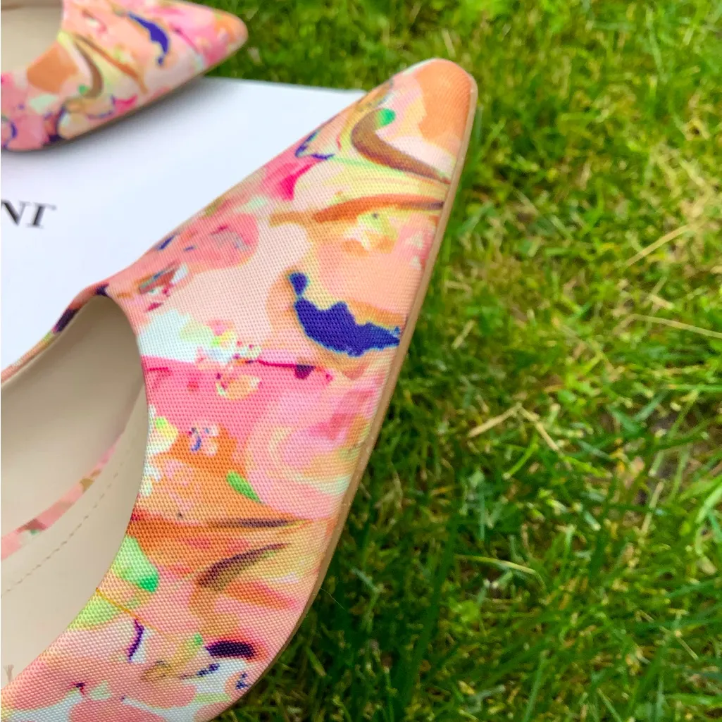 Ladies pointed toe pump on mid heels 🌸🌼🌸 Pink Size 10 - Image 6