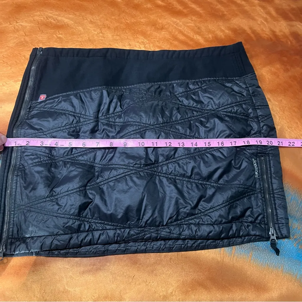 Skhoop Black Insulated outdoor Puffer Mini Skirt XL - Image 10