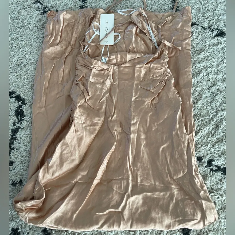 La Lune Lace Back Maxi Dress in
Desert Rose - Image 6