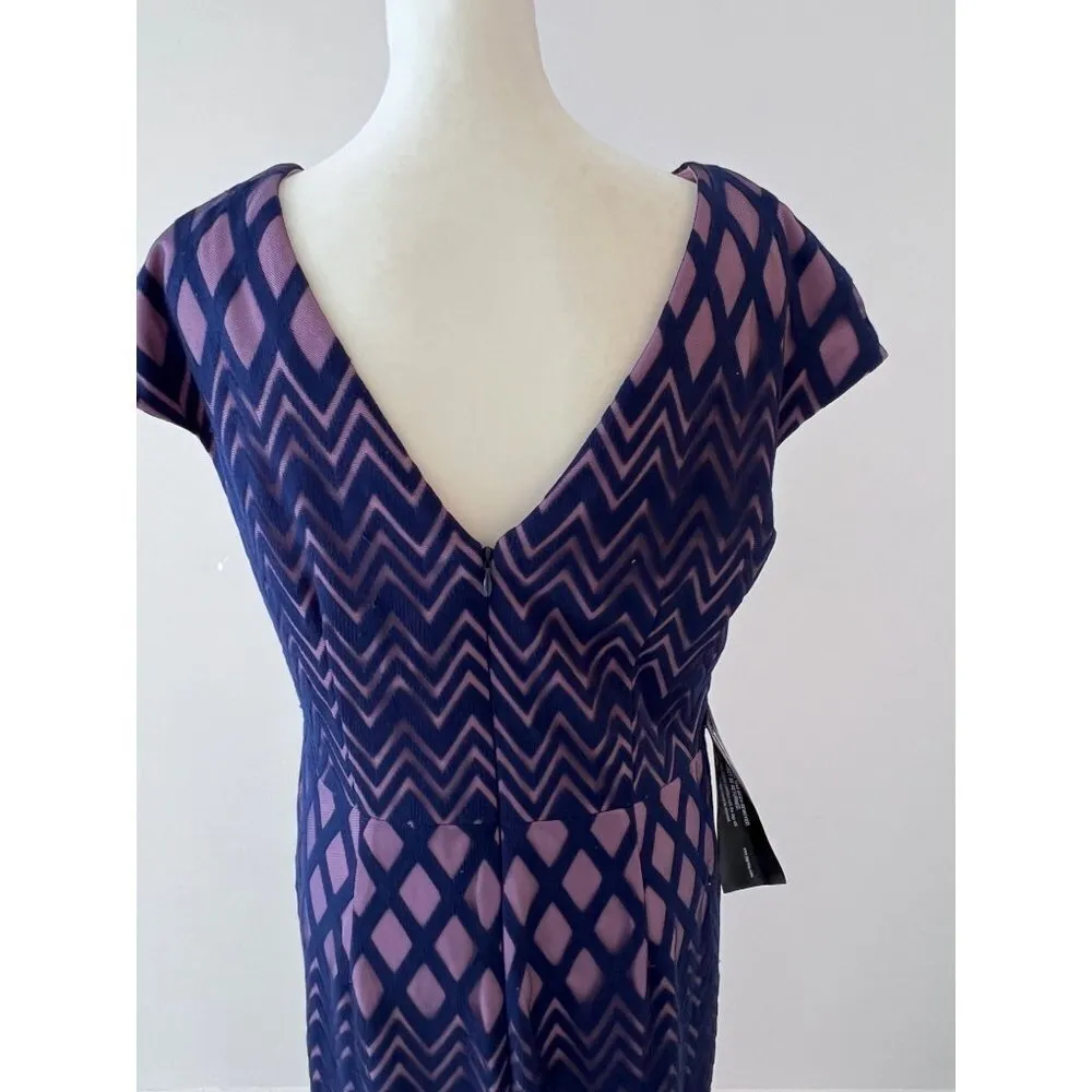 JS Collections LINDA CAP SLEEVE COLUMN GOWN Size 8 new without tags - Image 4