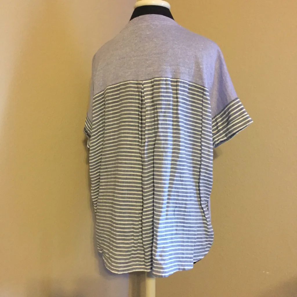 J. Crew Striped Sweater Knit Top ❤️ 💚 - Image 3