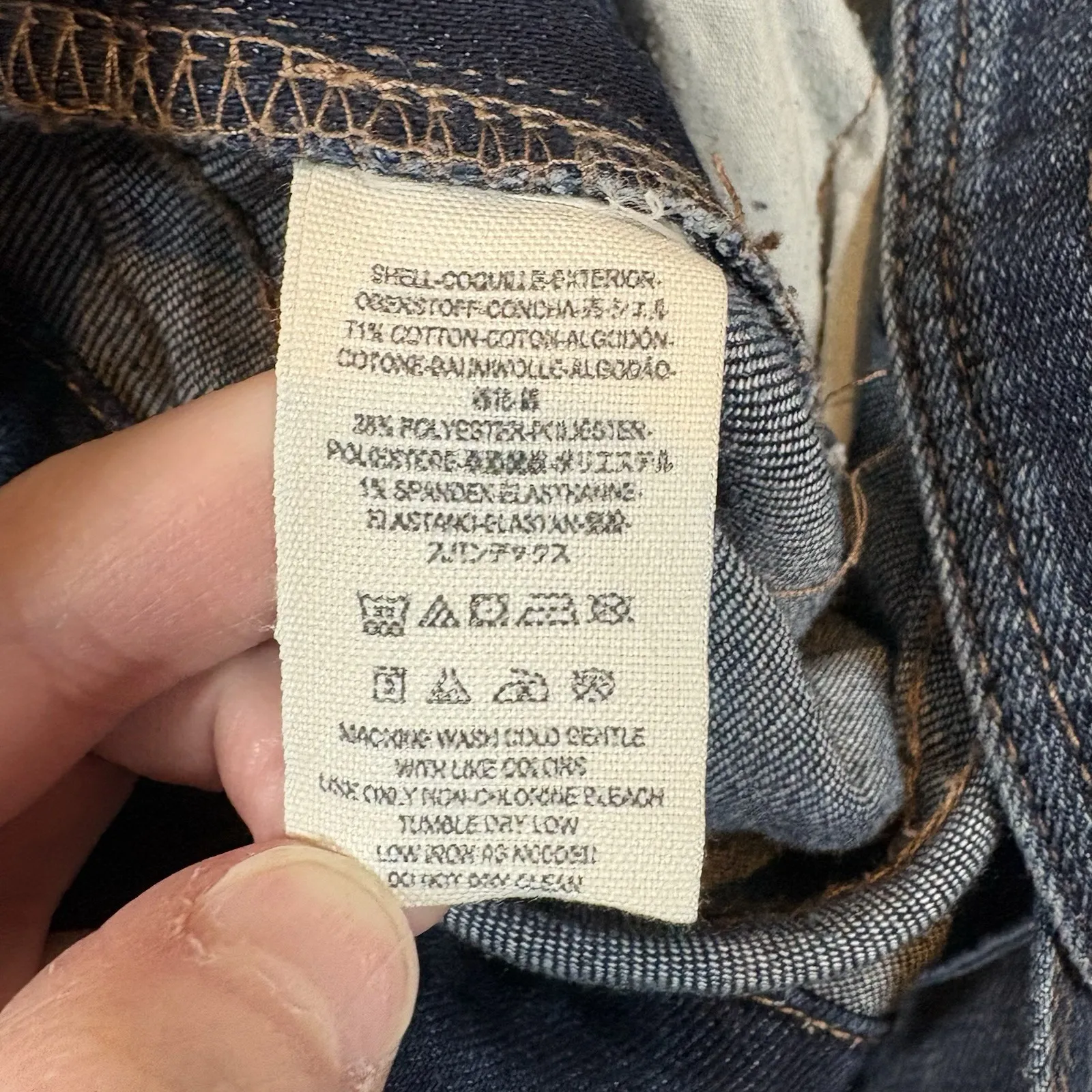 Free People Denim Overalls Women's Size 27 Blue Overall Jumpsuit - Image 10