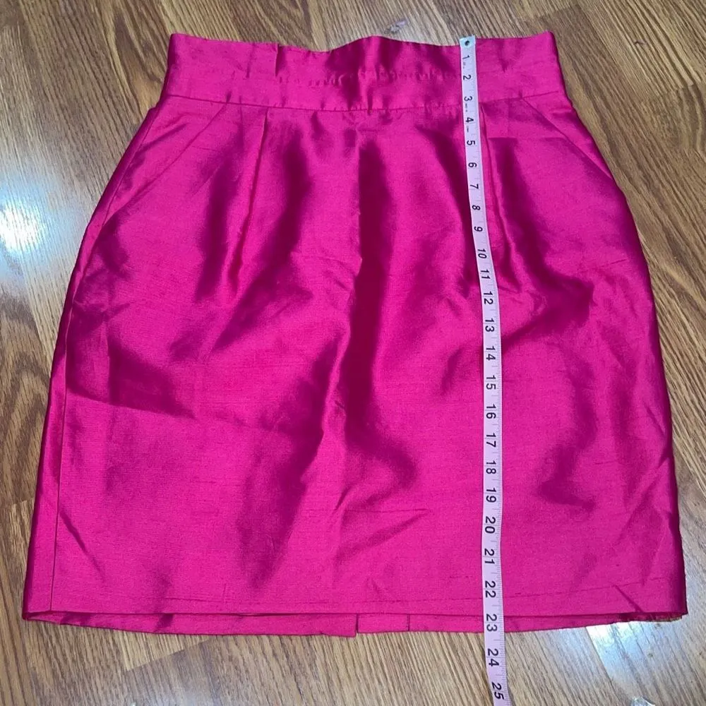 Kate Spade  pink Janelle silk skirt size 8 - Image 9