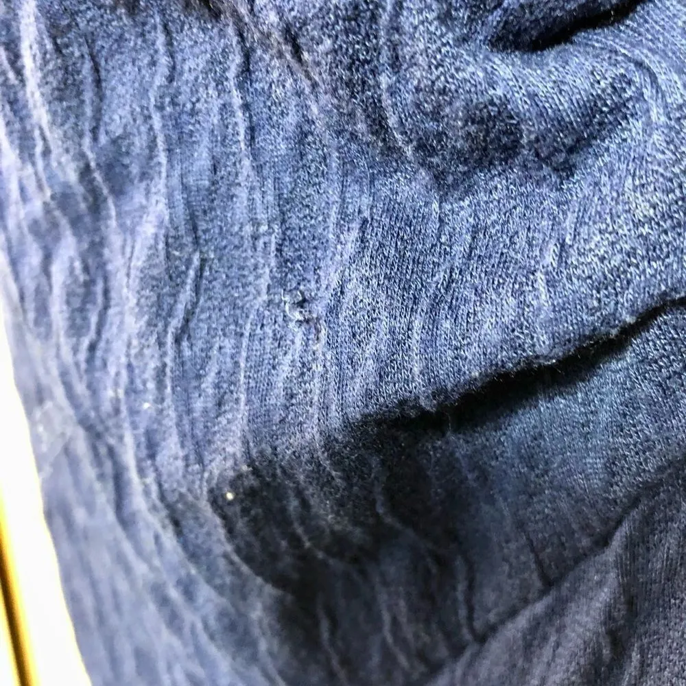 Dana Buchman Womens Size Medium Dress Blue Textured Wear - Image 3