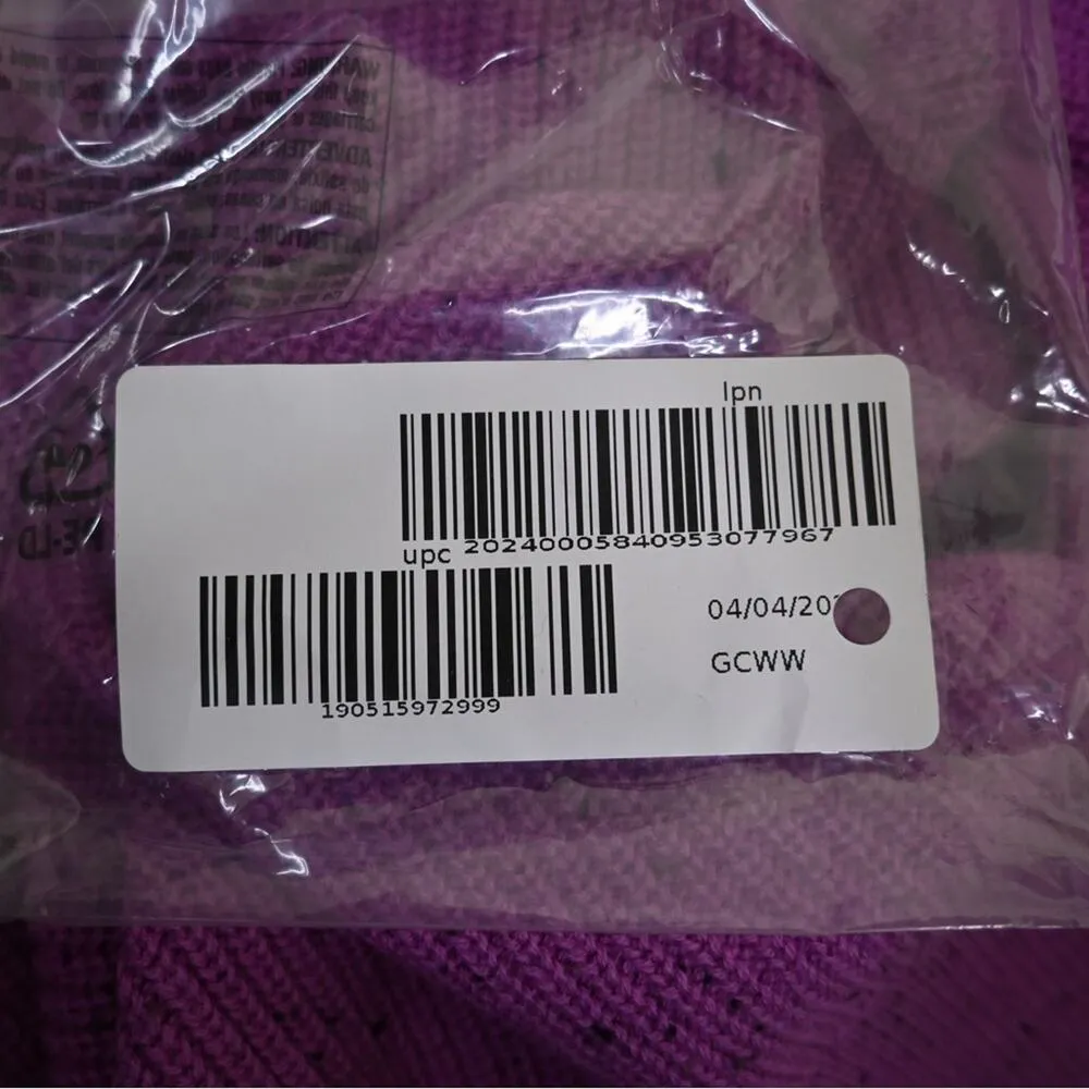 NIC+ZOE Womens XL Cheerful Chill Sweater in Pink Purple Mix NEW - Image 11