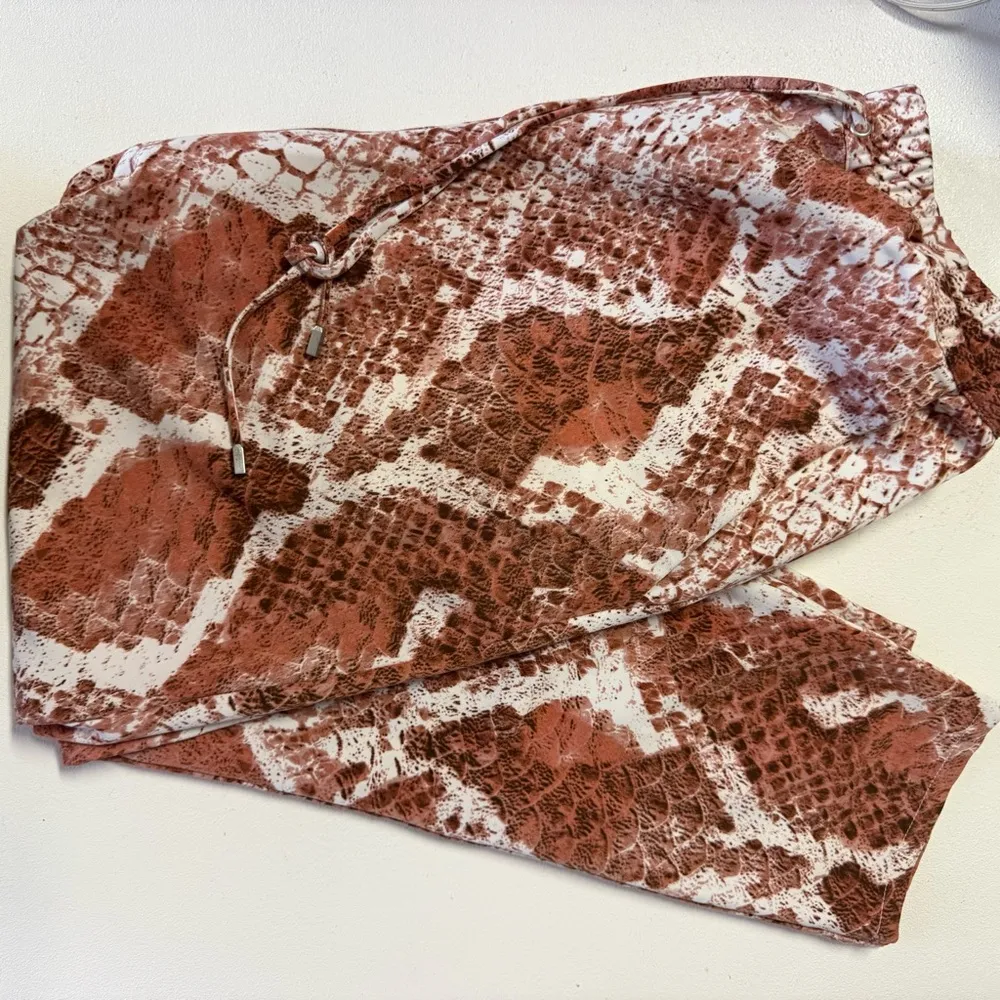 NBD x Naven Anne Pants in Red Snake – Size Medium – Sold at Revolve - Image 6