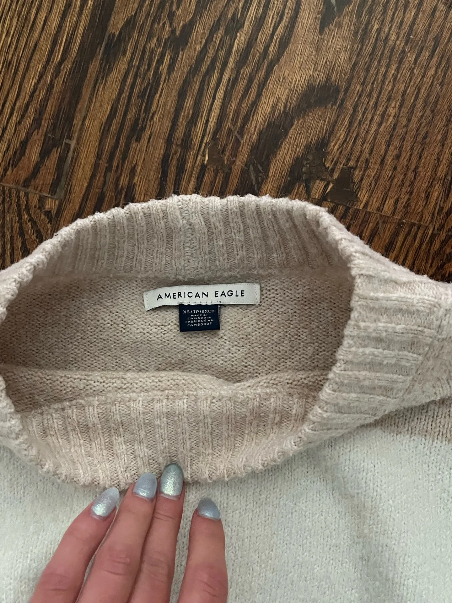 striped american eagle sweater  - Image 3