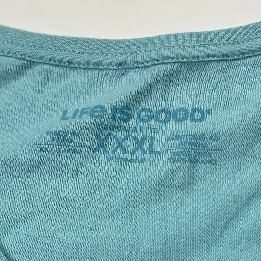 LIFE IS GOOD "ON THE ROAD AGAIN" T-SHIRT Women’s Size XXXL camping mountains - Image 5