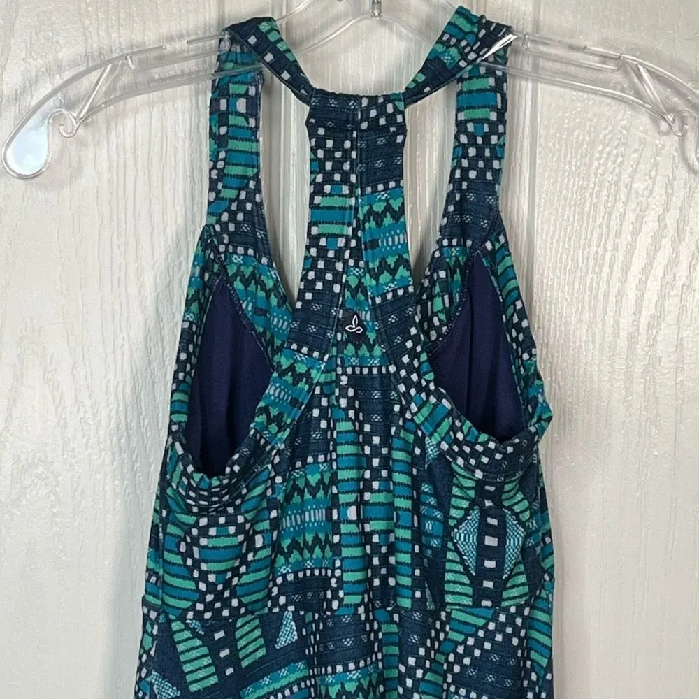 Prana Sz S Blue Green Teal Sleeveless Dress - Image 7