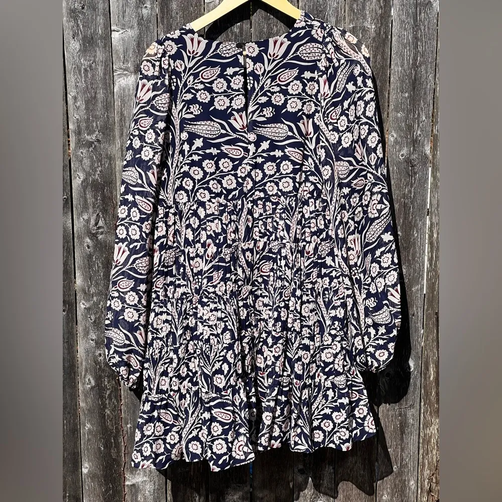 TED Baker Tarissa floral-print tiered crepe mini dress - Image 13