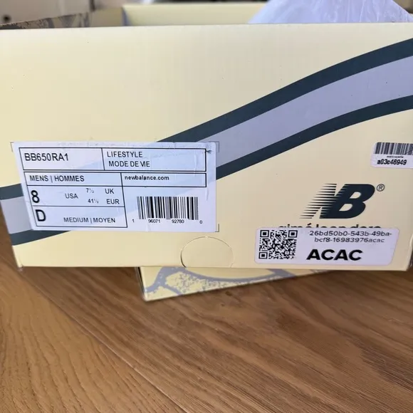 New Balance x Aimé‎ Leon Dore 650R 2022 in ‘Silver’ White Size 9.5 - Image 11