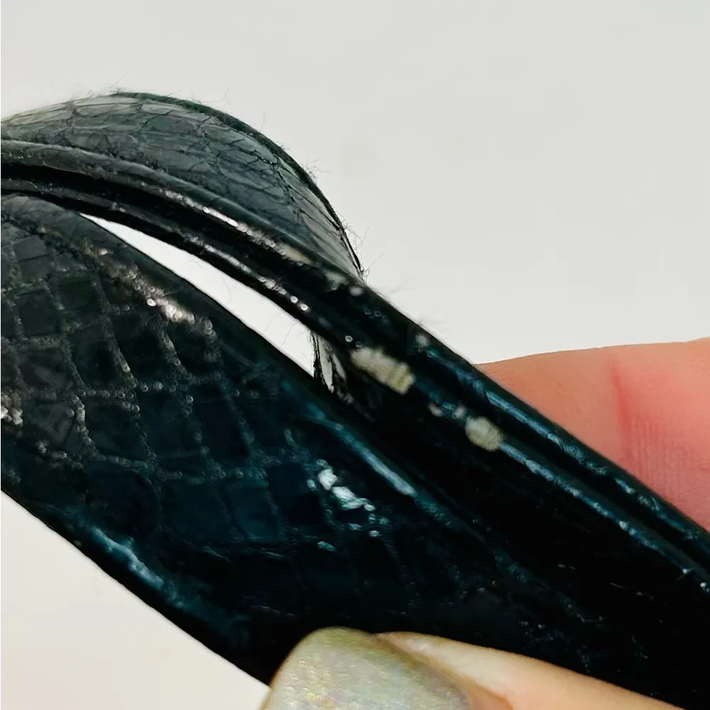 Y2K Denim Blue Jeans Purse with Studded Black Belt and Pouch - Image 11