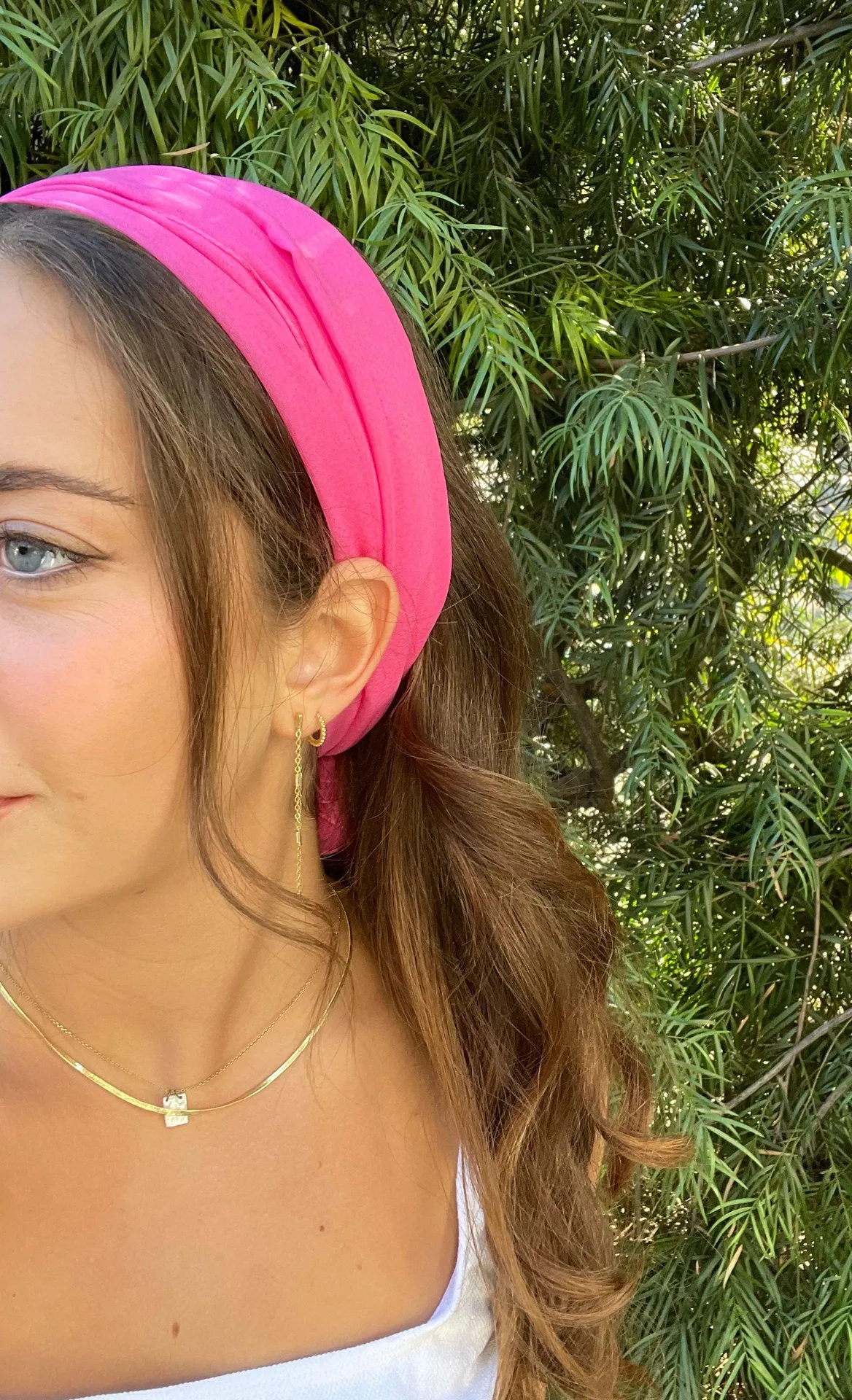 Beautiful pink bandana/ scarf - Image 2