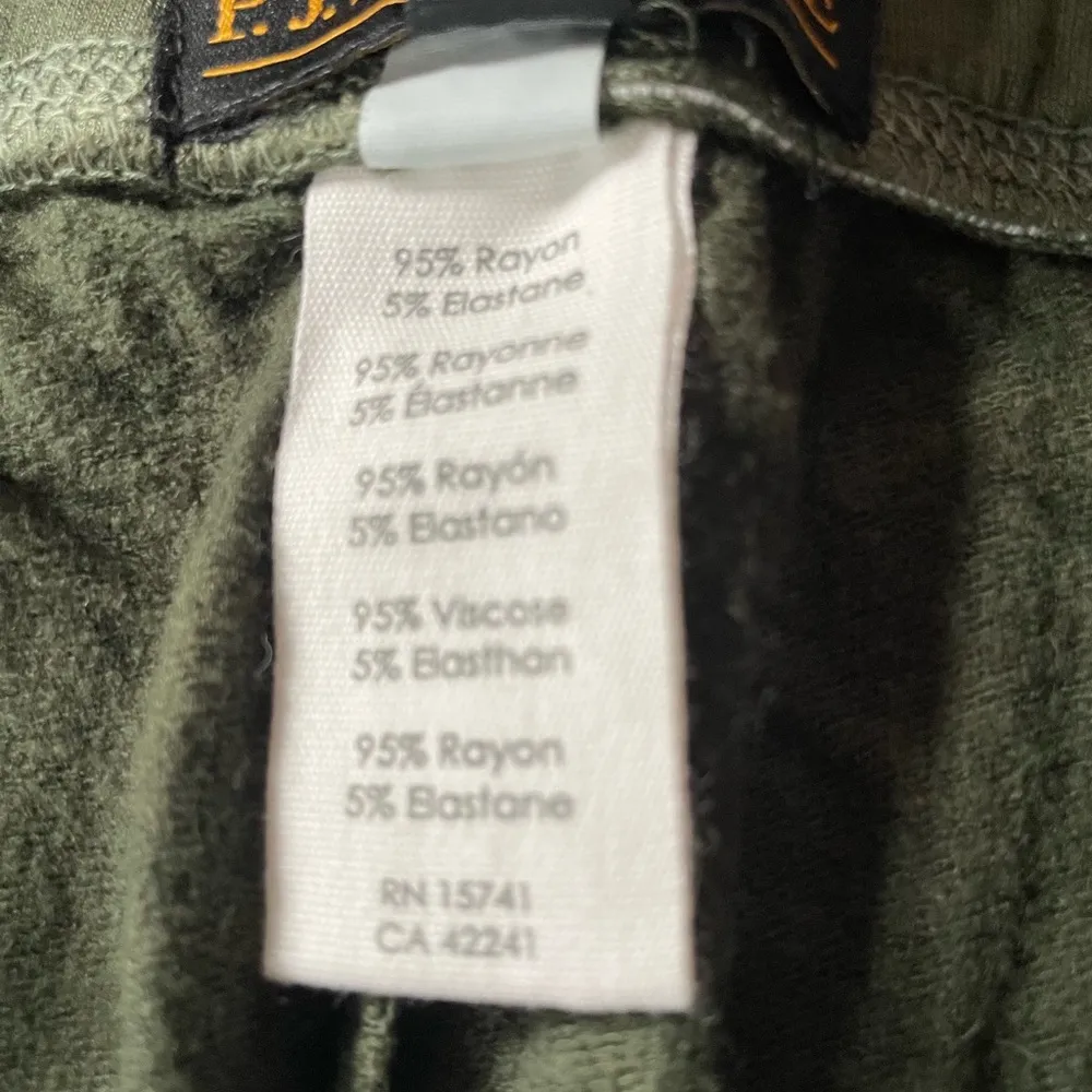 New with Tags PJ Salvage Women’s Olive Tye Dye Pajama Lounging Bottoms S… - Image 5