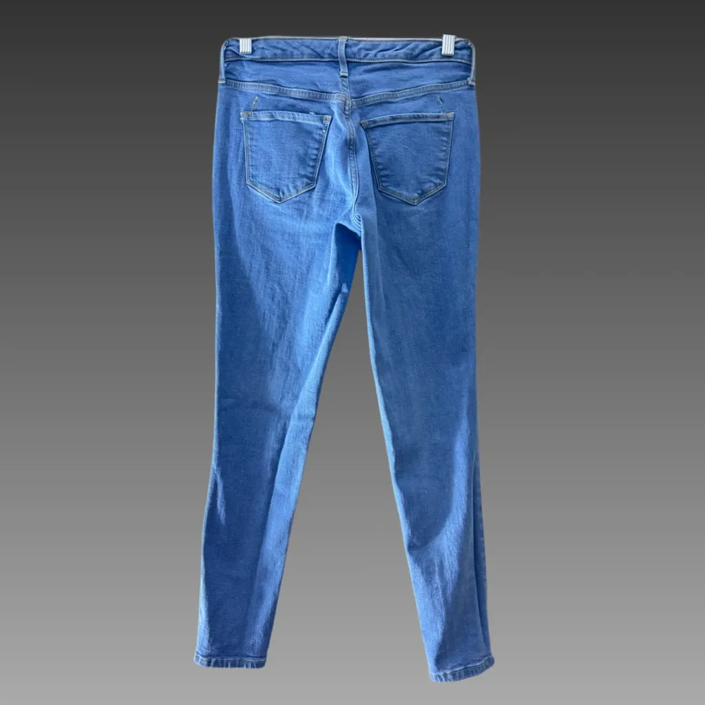 Mossimo Blue Denim Skinny Jeans Sz 2‎ - Image 2