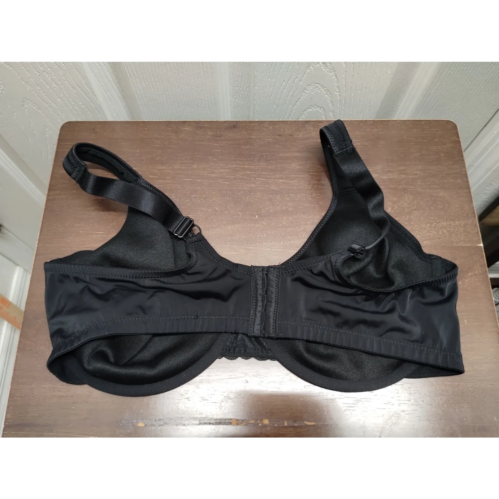 Avenue Body Size 44DDD Black Underwire Lightly Lined Smooth Caress Bra 2155 - Image 3
