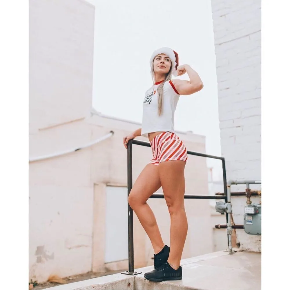 Fleo Candy Cane limited edition shorts size small worn once Red - Image 6