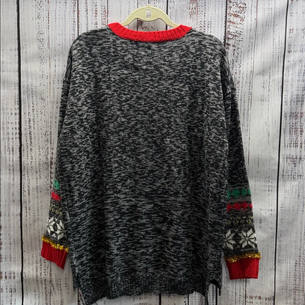 United States Sweaters NWT Cat Meowy Christmas Holiday Ugly Christmas Sweater - Image 5