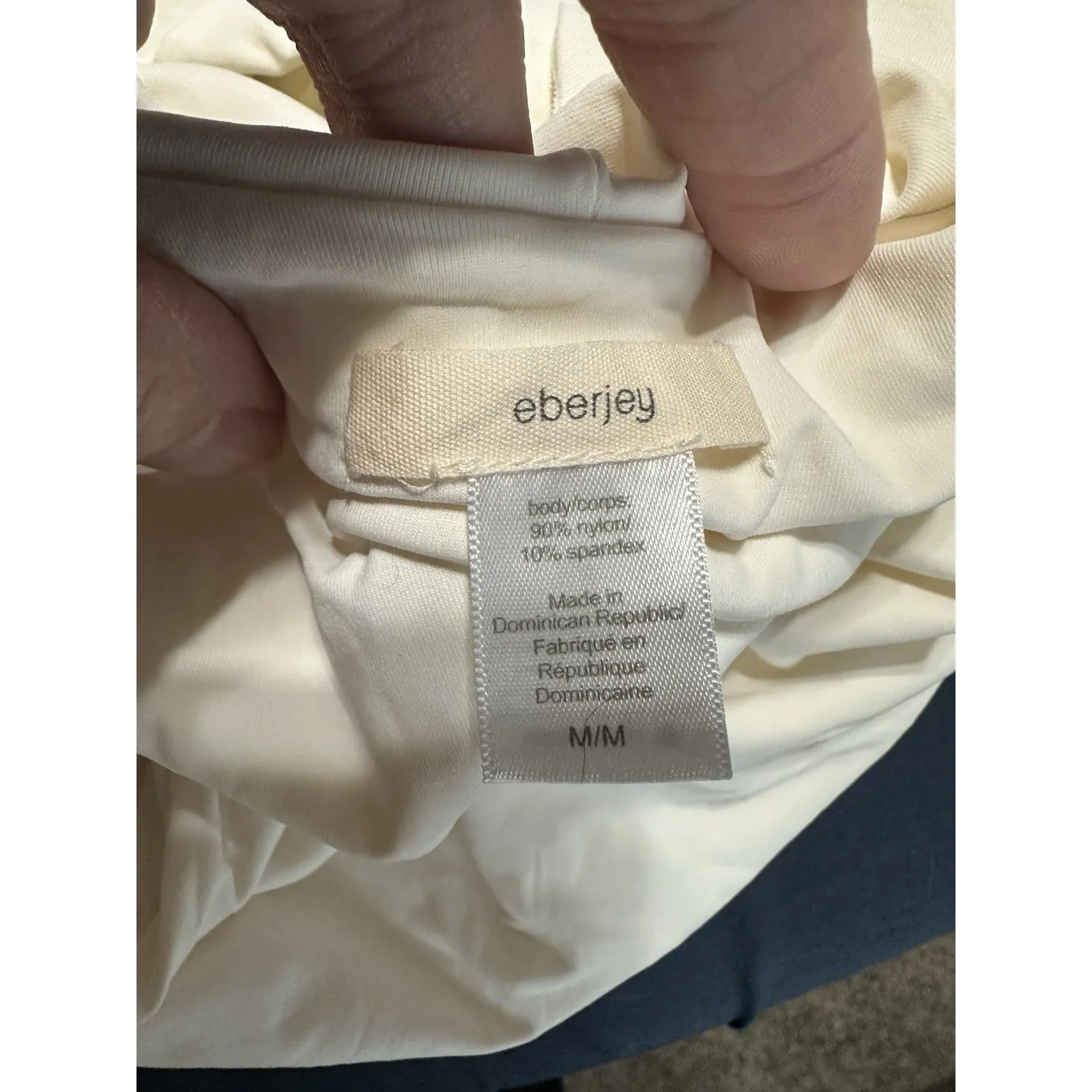 EBERJEY WOMEN'S SO SOLID LORETA ONE-PIECE SWIMSUIT EUC Size M - Image 7