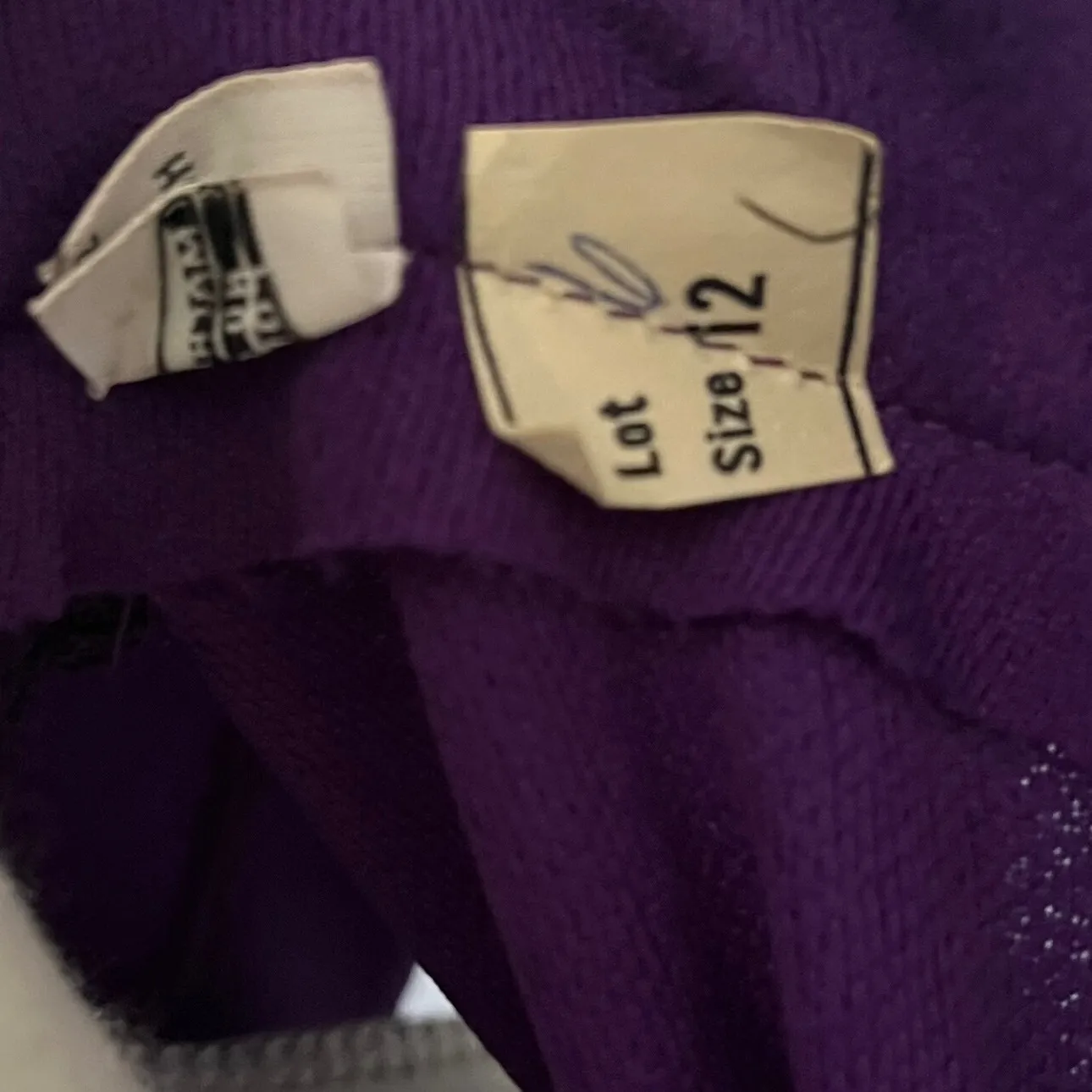 Vintage 70s Maxi Dress Purple Sleeveless Mock‎ Neck Hostess Dress Bejeweled Belt Size 12 - Image 9