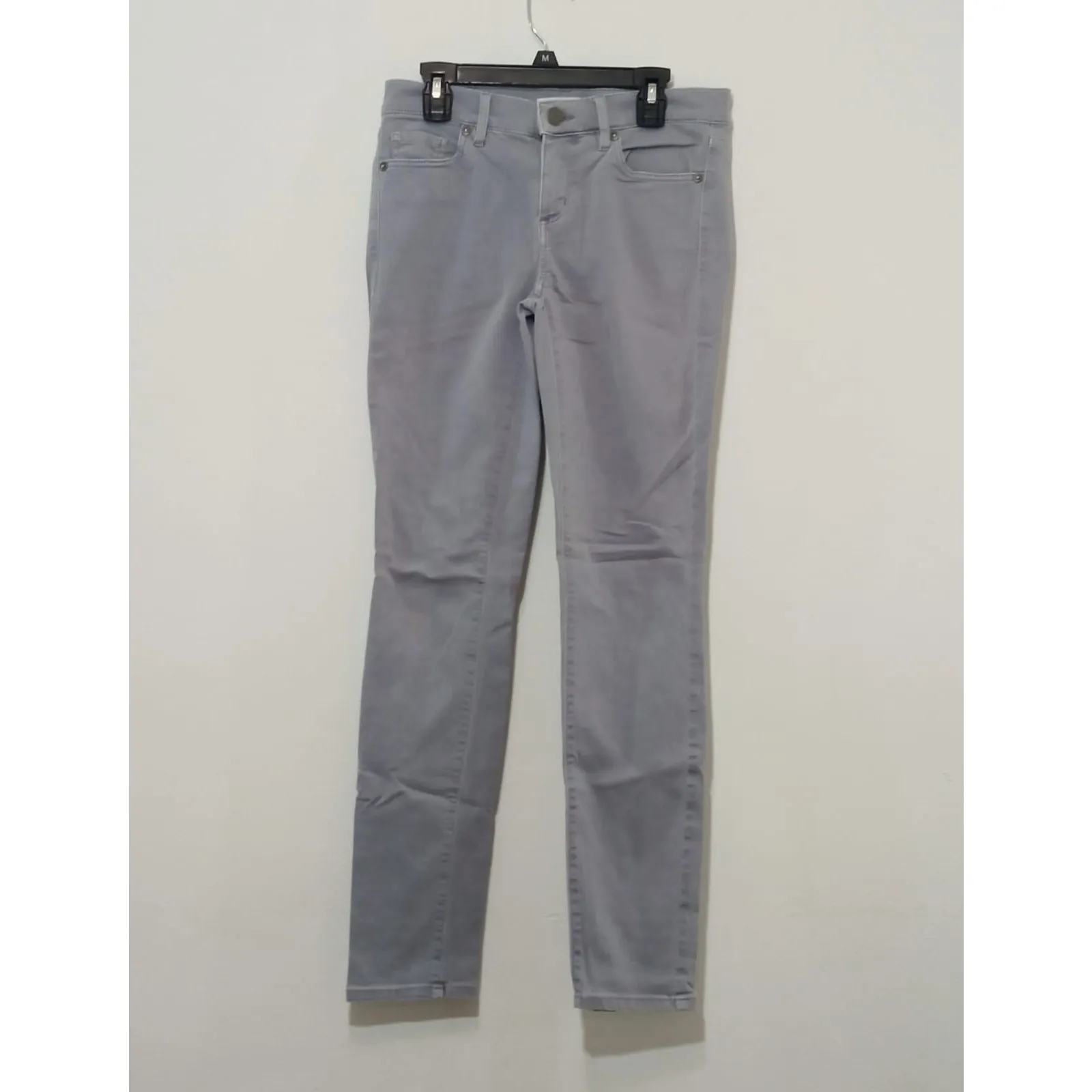 Ann Taylor Loft Women's Modern Skinny Crop Jeans Grey Raw Hem 24/00 - Image 2