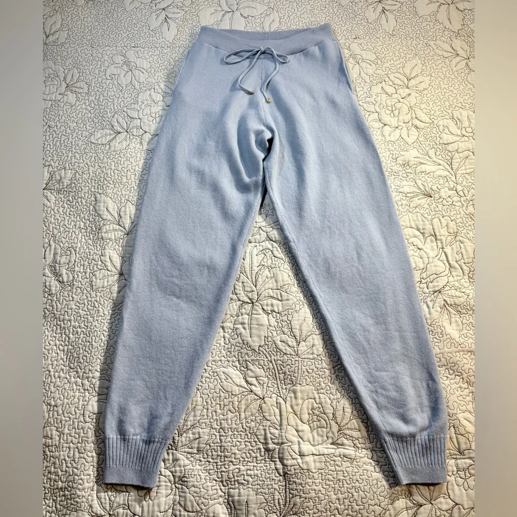 Stella McCartney Julia Virgin Wool Jogger Sweatpants Dusty Blue – Sz M💛 - Image 4