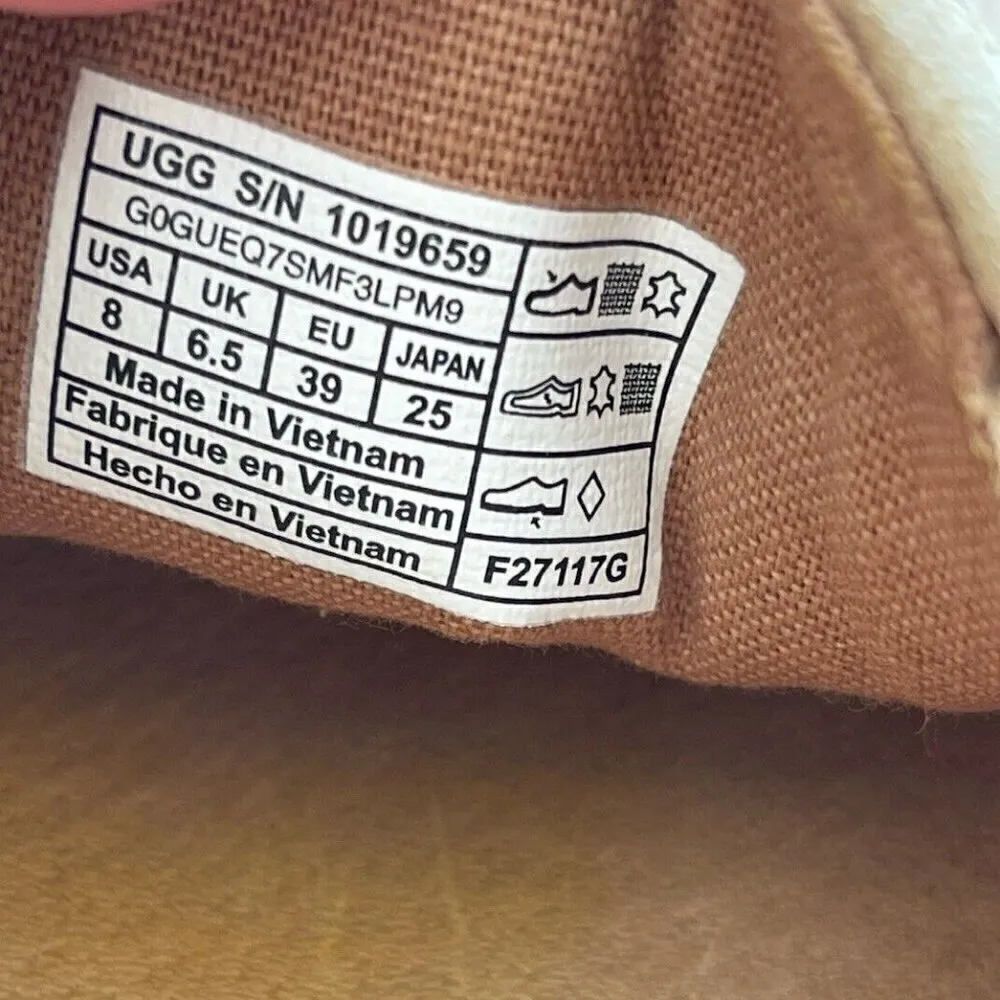 UGG Women’s Size 8 Ricci Plush Furry Slip On Faux Fur Loafers Sneakers 1019659 - Image 15