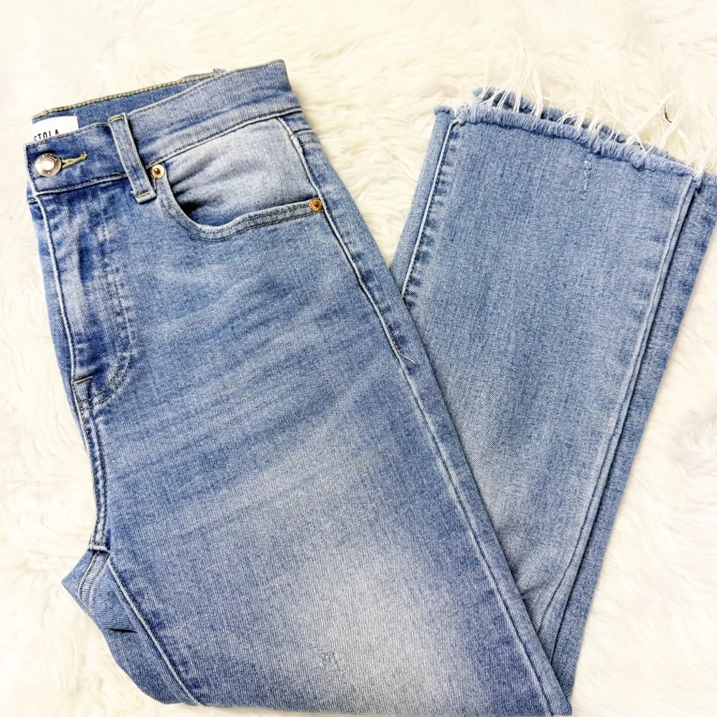 Pistola Lennon High Rise Crop Bootcut Jeans Size 27 Tuckernuck - Image 3