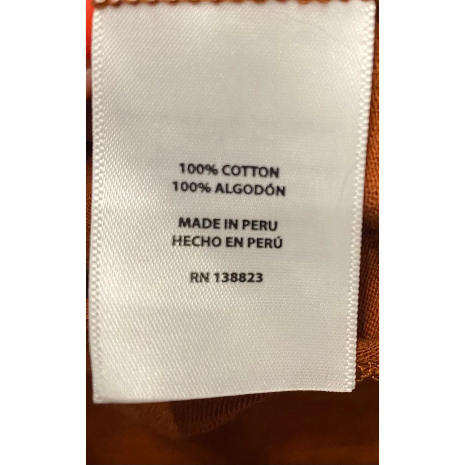 Shyanne‎ Just Add Whiskey Graphic T-Shirt Rust Orange 100% Cotton Women’s Large - Image 7