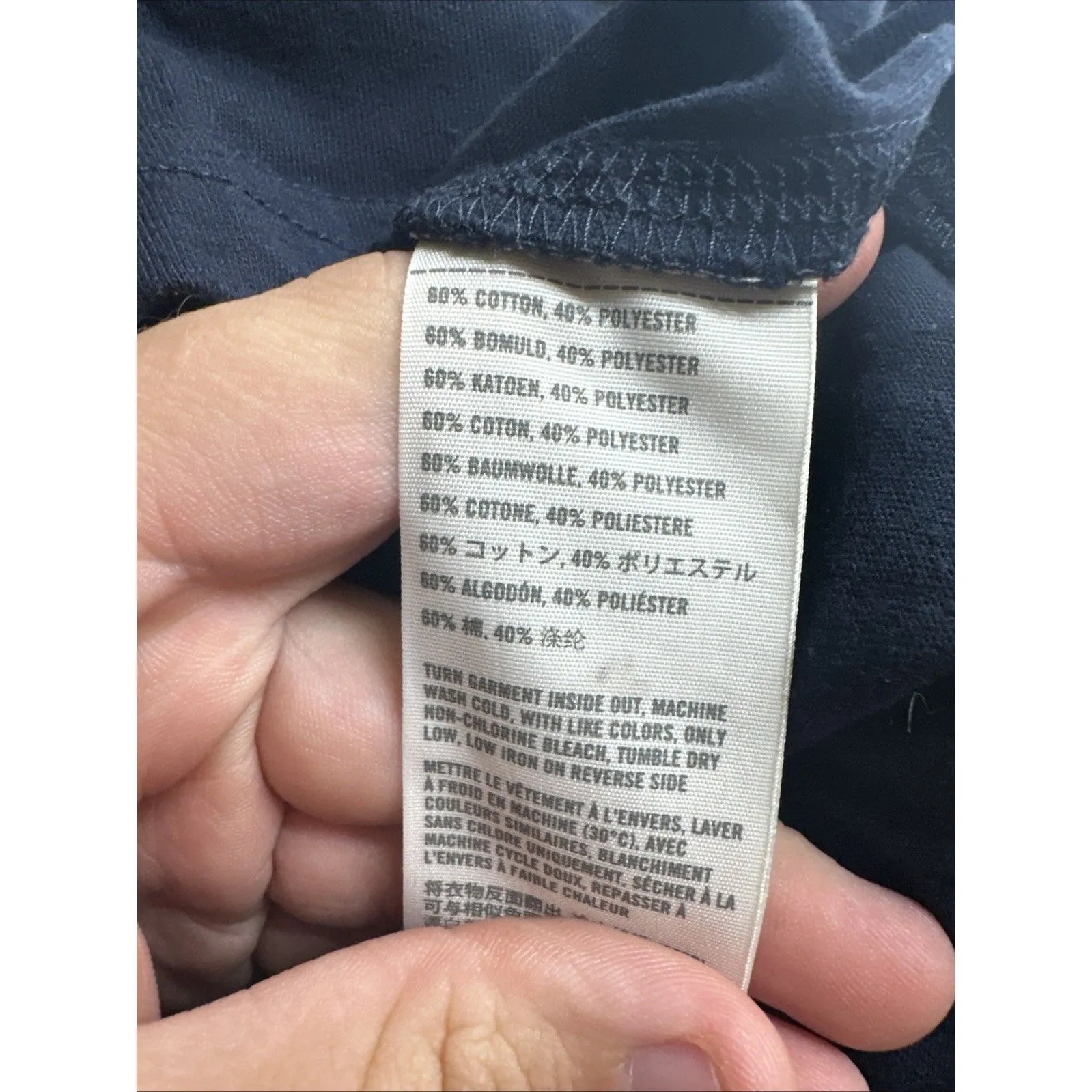 Hollister Women’s T-Shirt Size Medium Navy Blue 1922 HCO Graphic Tee - Image 5