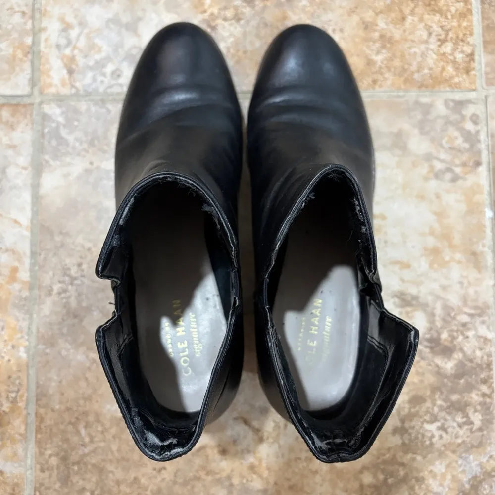 Cole Haan Black and Brown Chelsea Ankle Boot Booties - Image 5