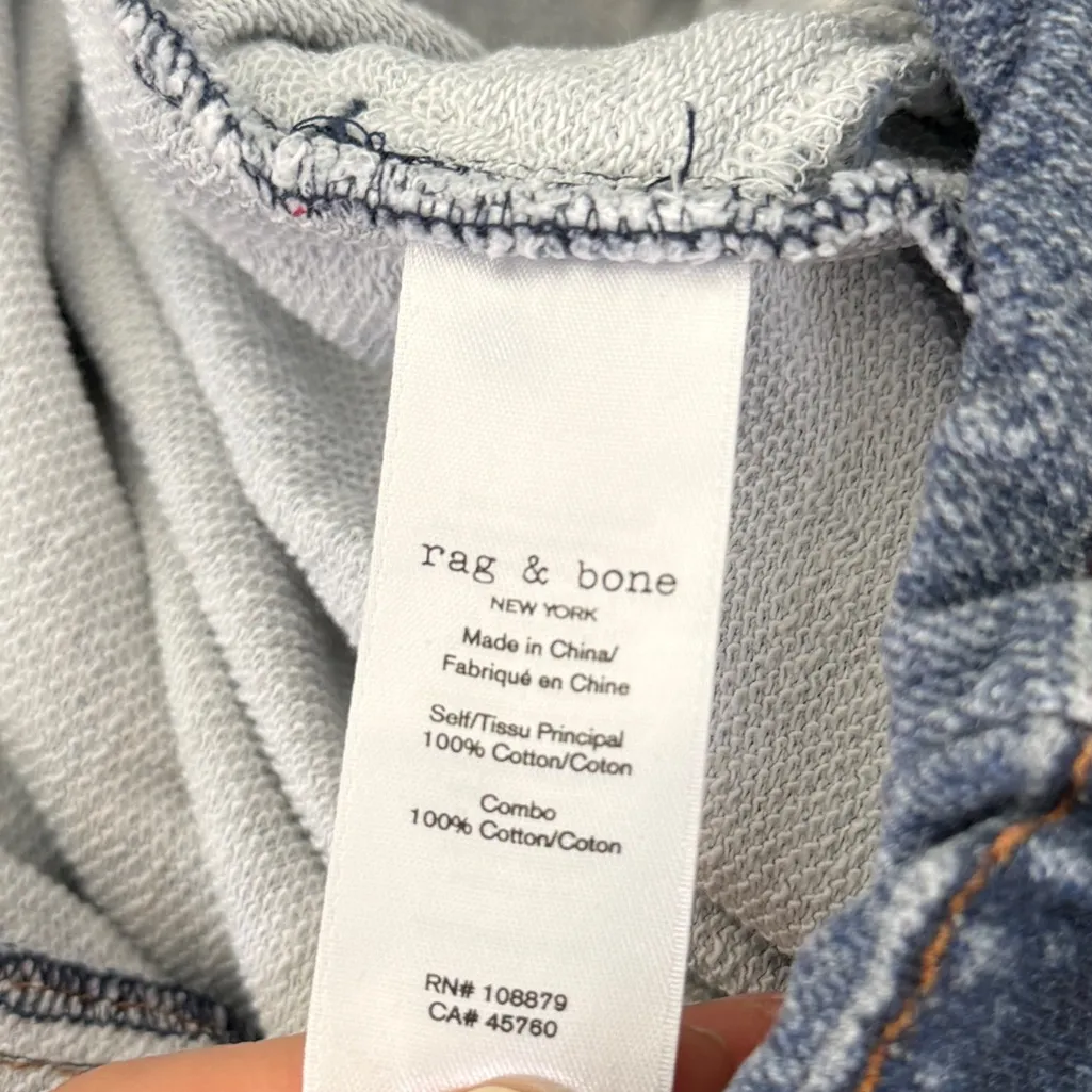 Rag & Bone Miramar Denim Joggers Medium Wash - Image 3