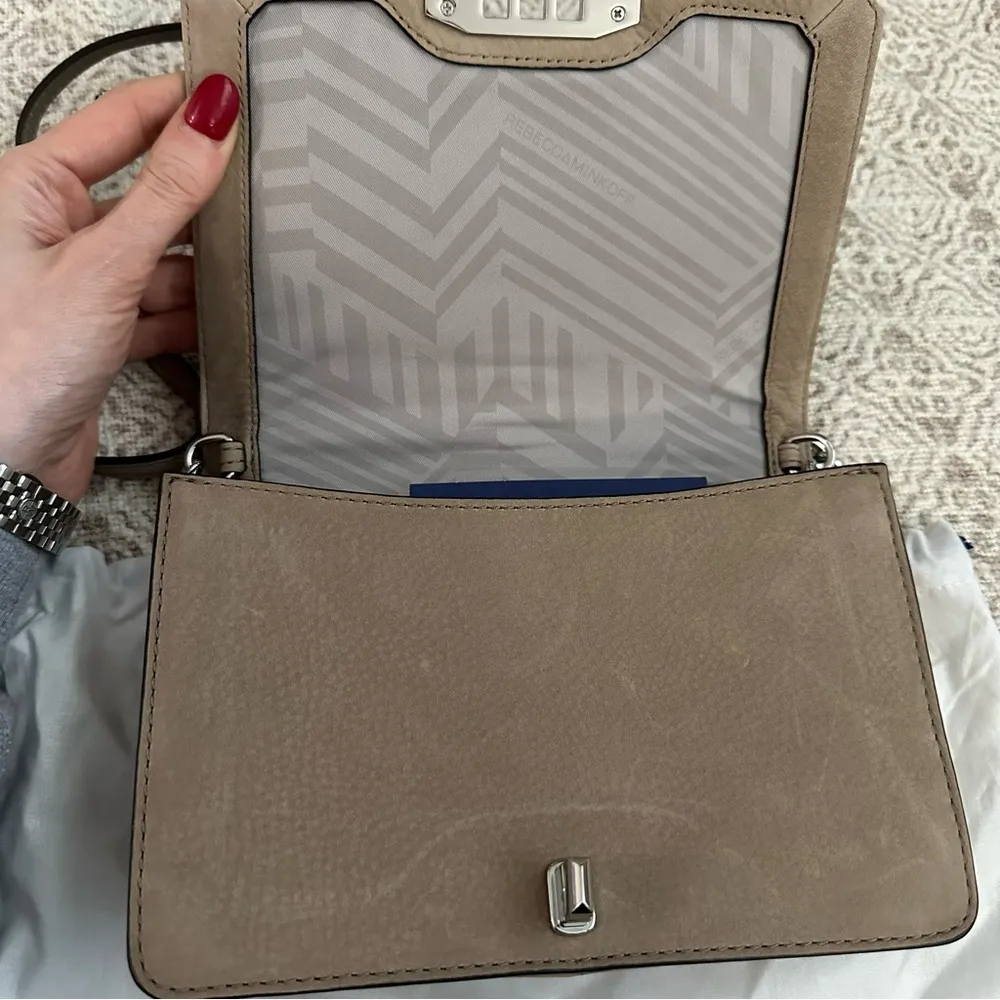 Rebecca Minkhoff Embroidery Small Love Crossbody Bag In Sandstone - Image 5