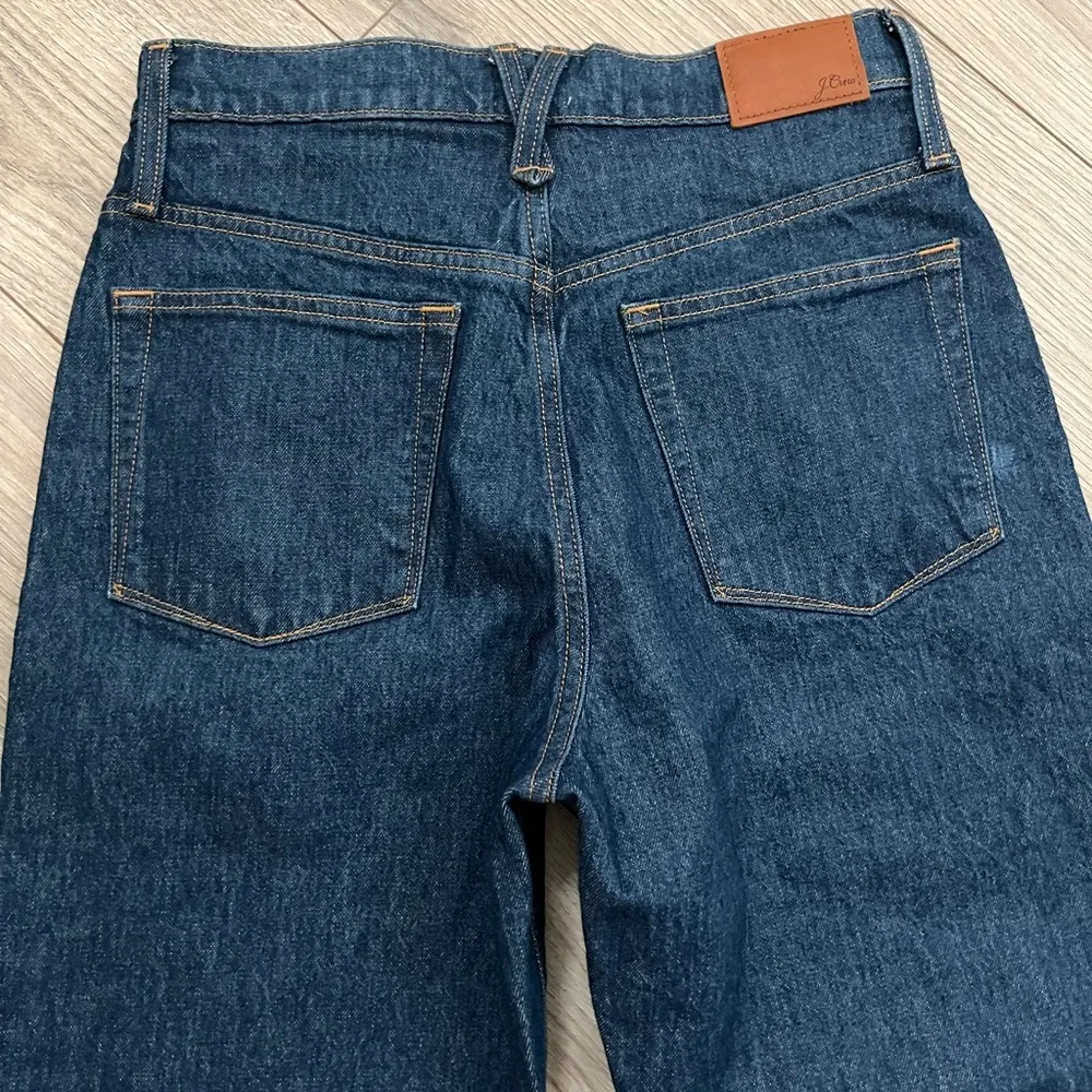 J. Crew Slouchy Boyfriend Jean in Outlaw Bleach Splatter Wash | Dark Blue | 26 - Image 6