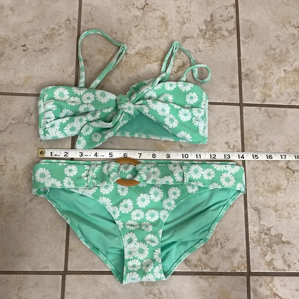 Seafoam Daisy Print Aerie Swimsuit - Image 8